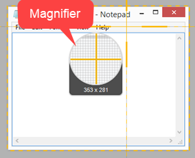 Capture magnifier